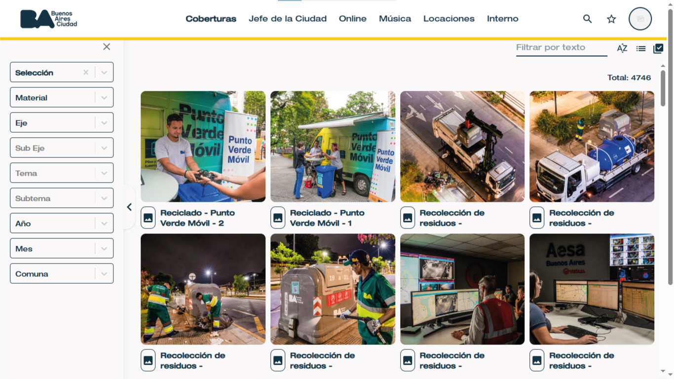 Banco de imágenes GCBA